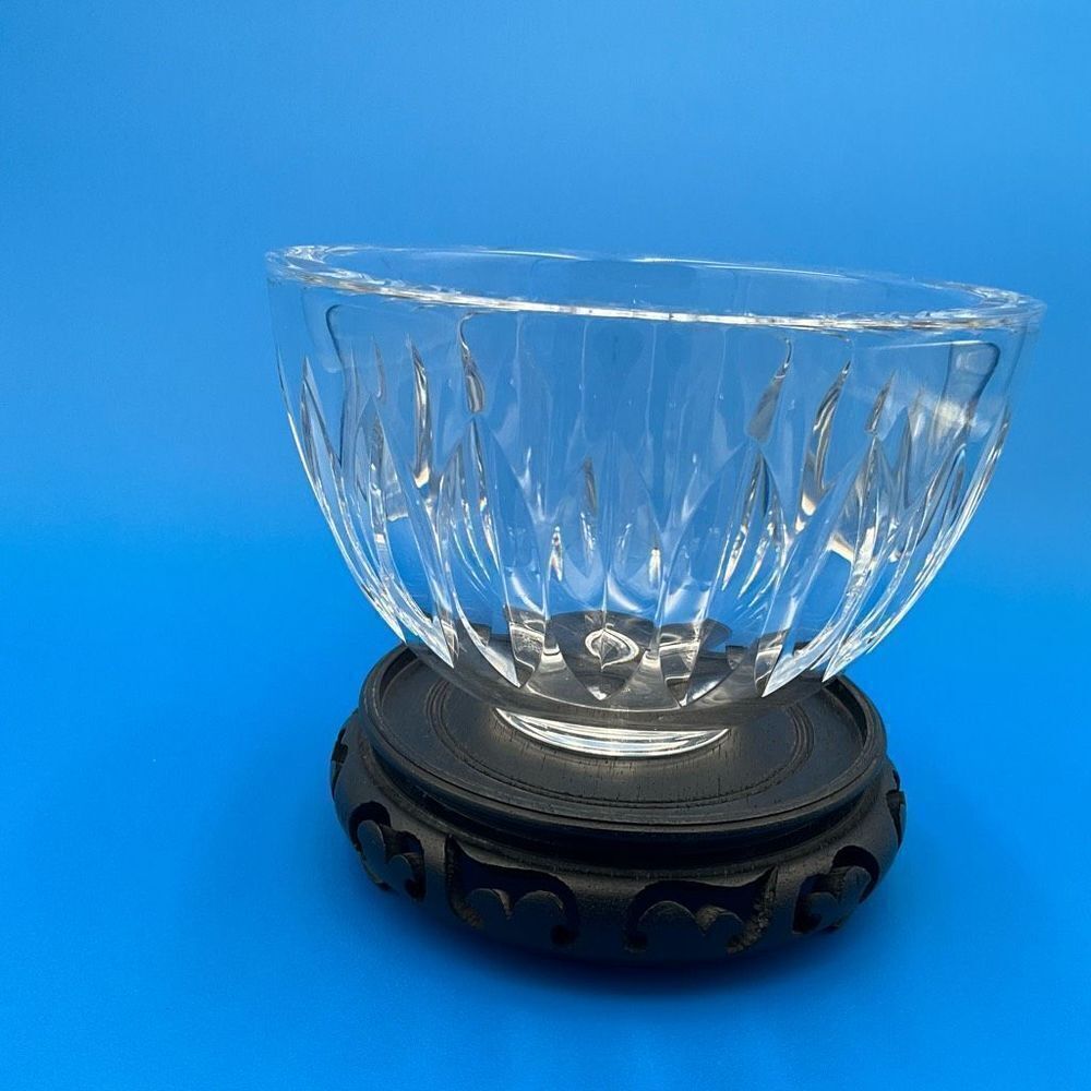 VINTAGE ORREFORS Swedish Crystal Round Bowl